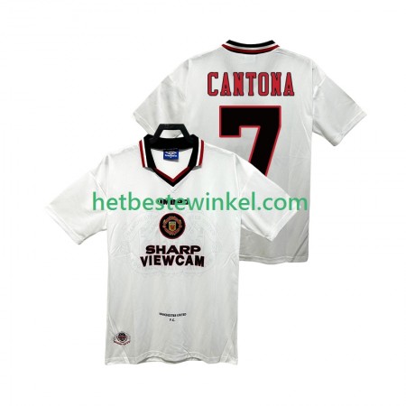 Manchester United CANTONA 7 Voetbalshirts Retro Uit 1996 1997